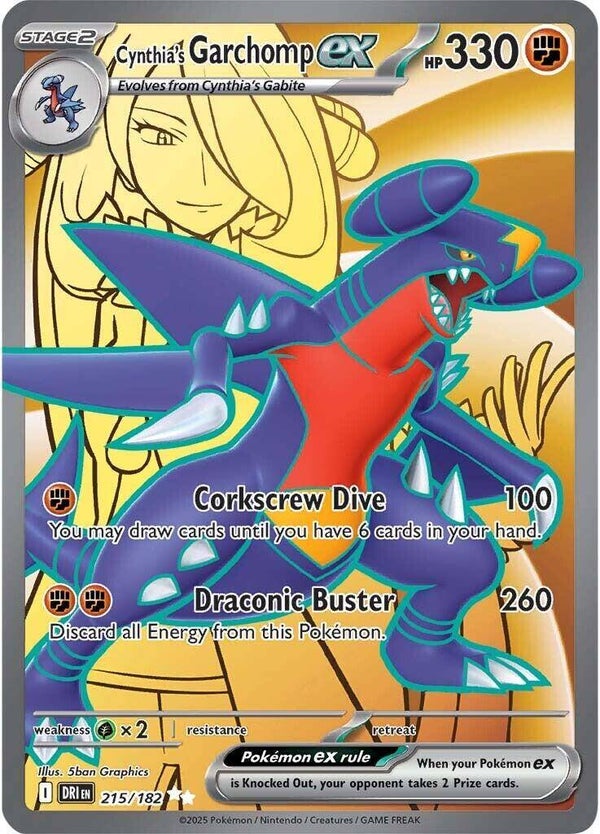 Cynthia's Garchomp ex #215