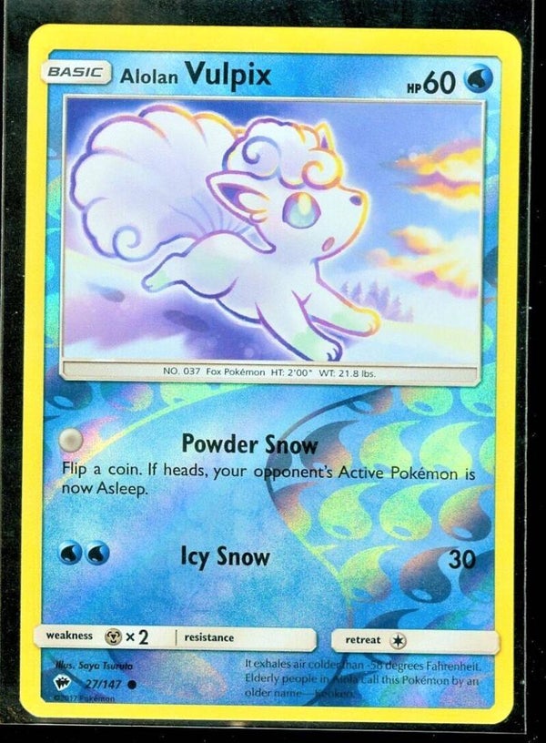 Alolan Vulpix #27 (Reverse Holo)