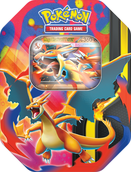 Pokemon Mega Charizard Tins