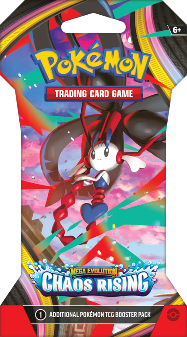 SLEEVED POKEMON ME04 CHAOS RISING PACK