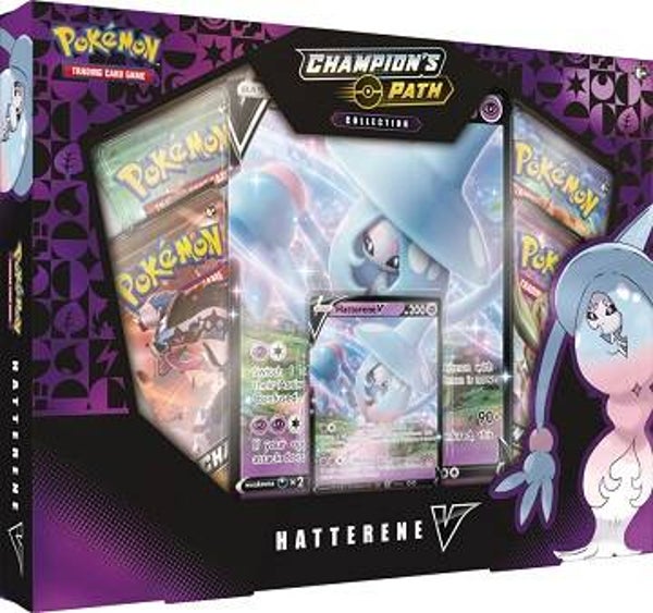 POKEMON CHAMPION'S PATH HATTERENE V COLLECTION