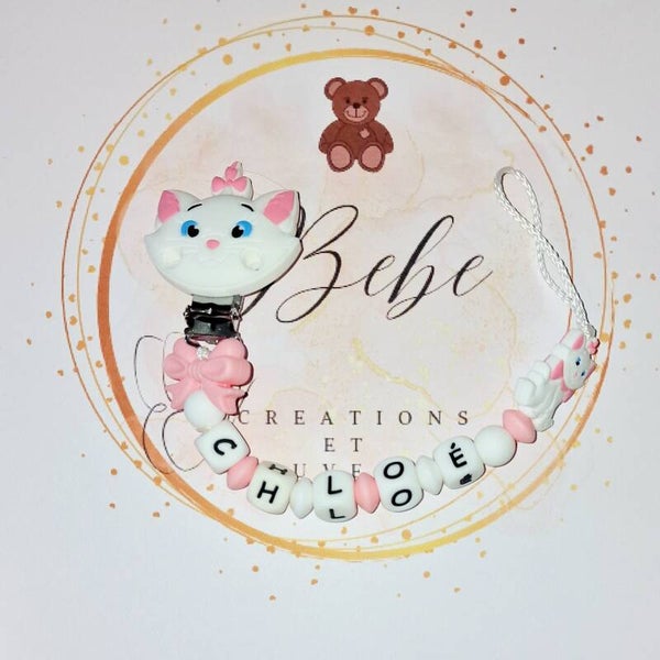 attache tetine Marie le chat