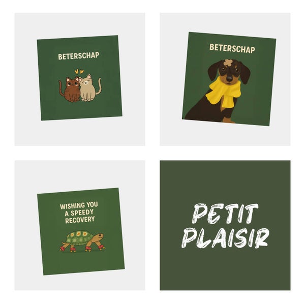Wenskaarten - Beterschap