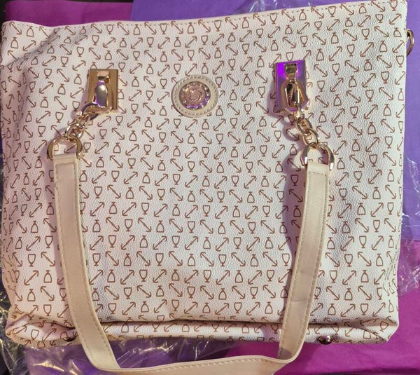 Large White Shoulder Bag