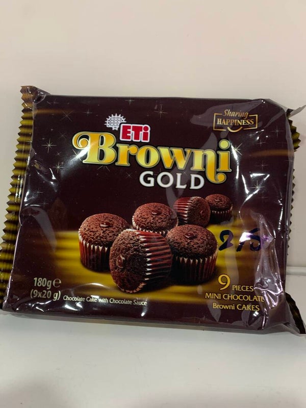 Eti Browni Gold (Mini Cakes au Chocolat)
