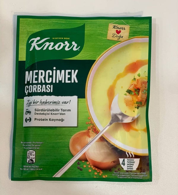 . Knorr Mercimek Çorbası – Soupe aux Lentilles