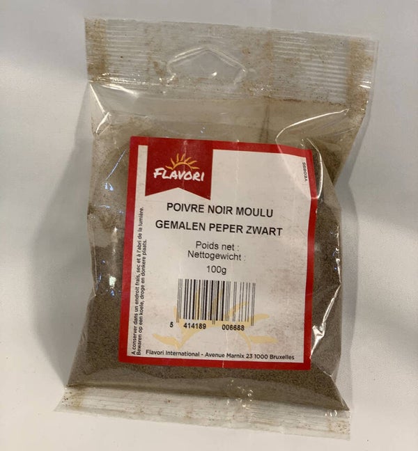 Flavory Poivre Noir Moulu – 100g