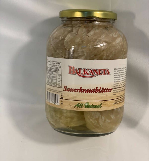Balkaneta Feuilles de chou fermentées – 1.300g