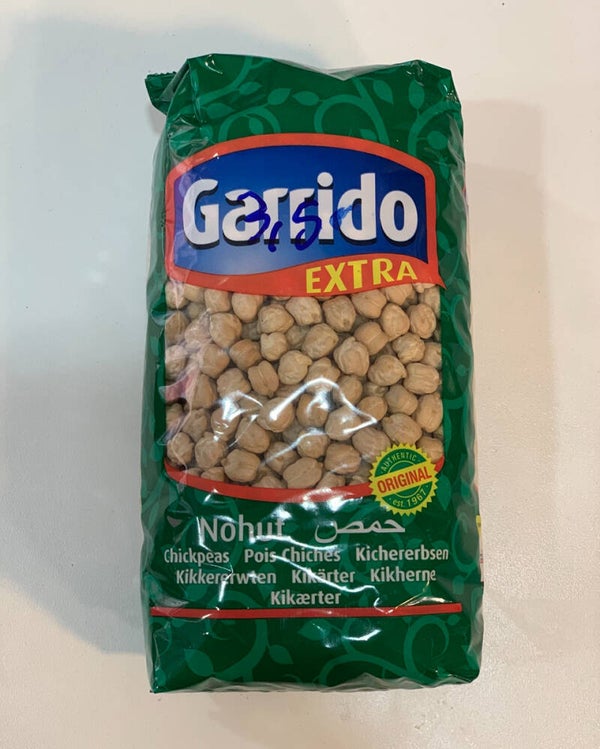 Pois chiches secs Garrido Extra 1 kg