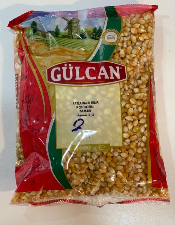 Gülcan Popcorn (Maïs à éclater) – 1kg