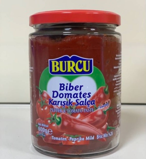 Burcu Biber Domates Karışık Salça – 600 g