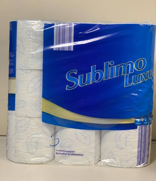 Papier toilette Sublimo Luxe – 4 rouleaux
