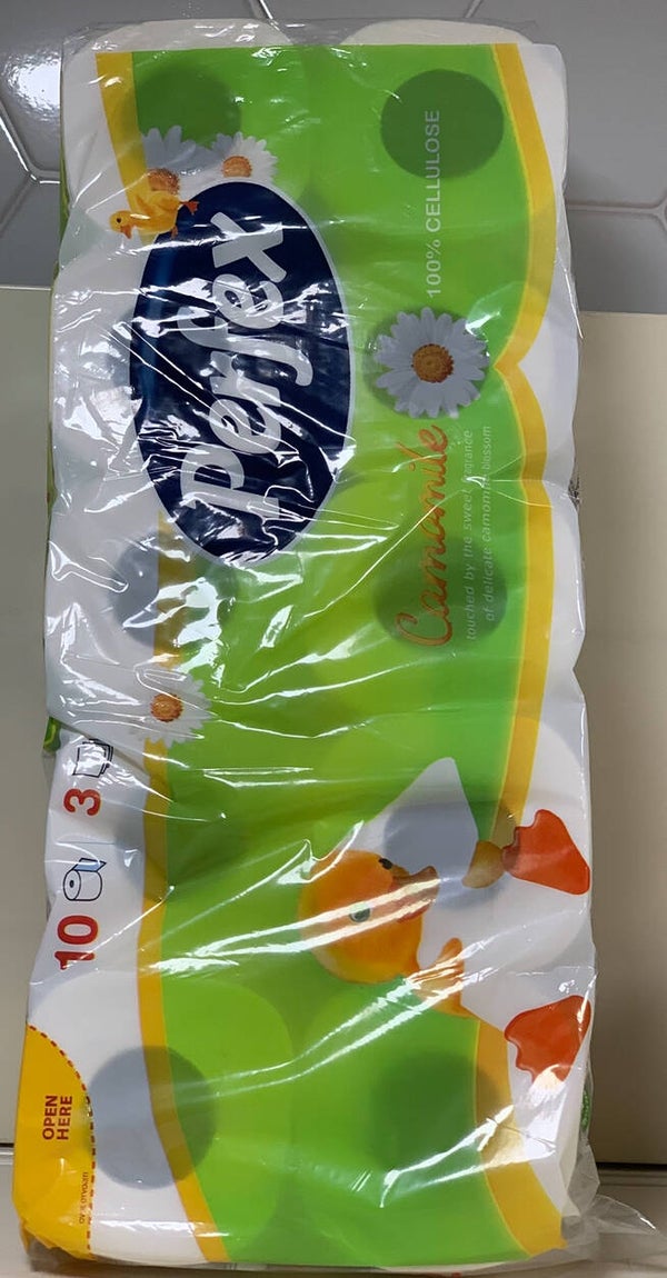 Papier toilette Perfex Camomille – 10 rouleaux