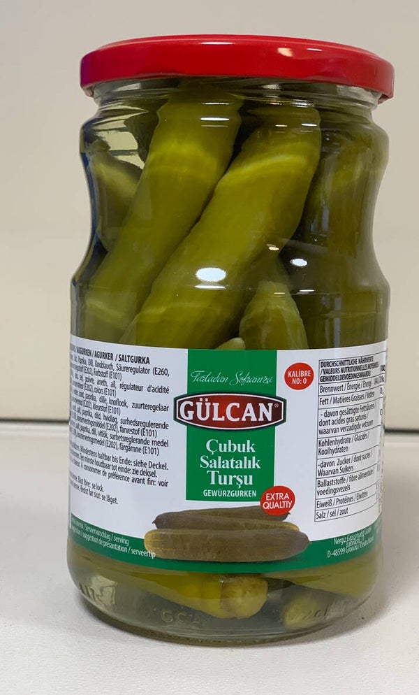 Gülcan – Çubuk Salatalık Turşusu (Cornichons Croquants)