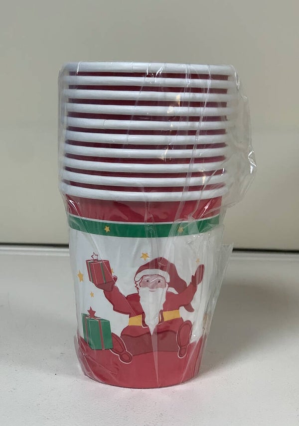 Gobelets de Noël – Lot festif avec Père Noël