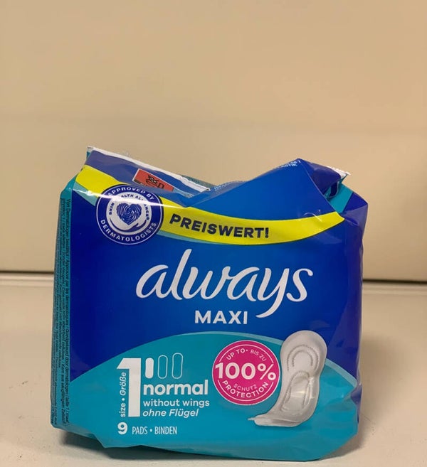 Always Maxi Normal – Serviettes hygiéniques (9 pièces)