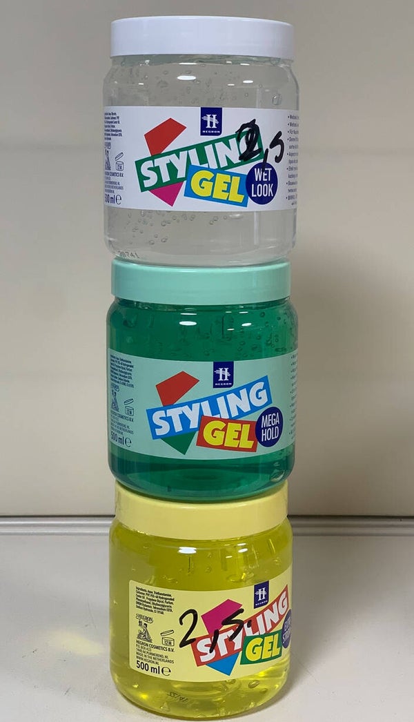 Styling Gel Heron (3 variantes - Wet Look, Mega Hold, Extra Shine)