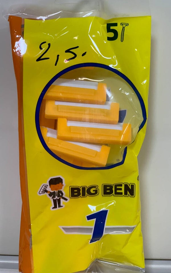 Big Ben Rasoirs jetables x5