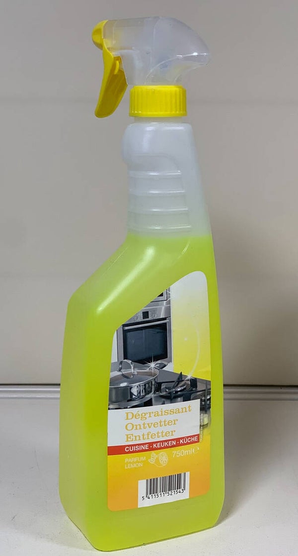 Dégraissant Cuisine – Parfum citron – 750 ml