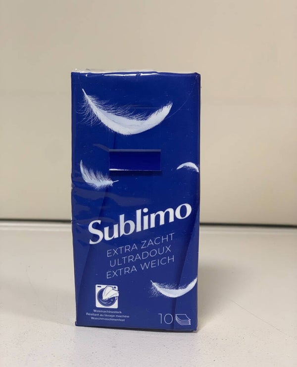 Mouchoirs Sublimo – Ultra doux (10 pièces)