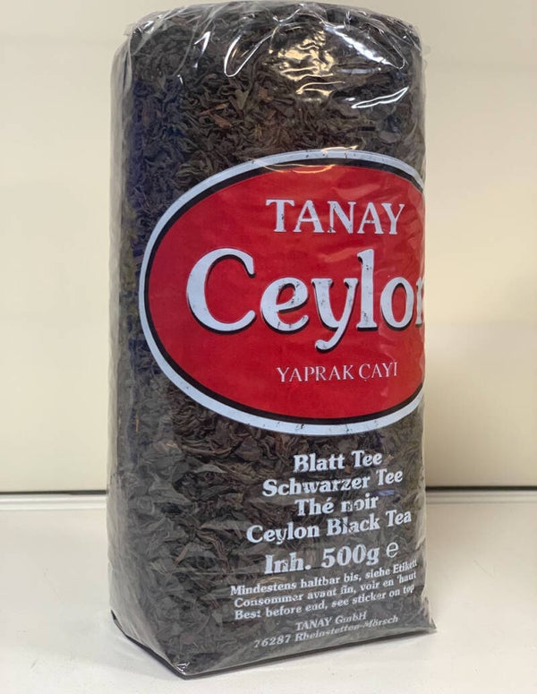 Tanay Ceylon – Thé Noir en Feuilles – 500g