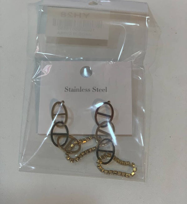 Créoles effet vagues superposées