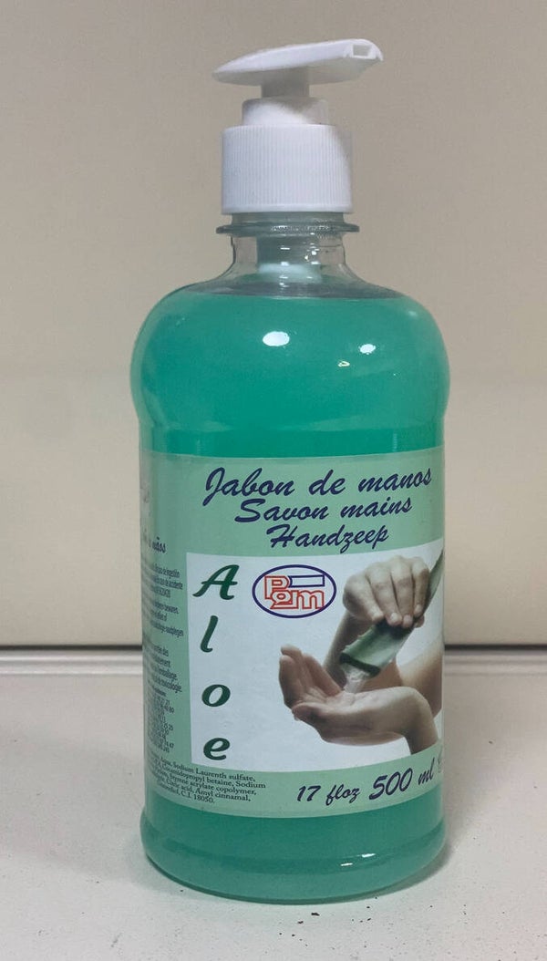 Savon mains PM – Aloe vera – 500 ml