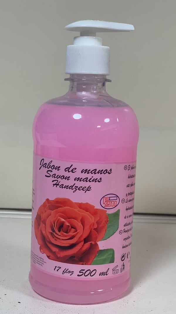Savon mains PAM – Rose (500 ml)