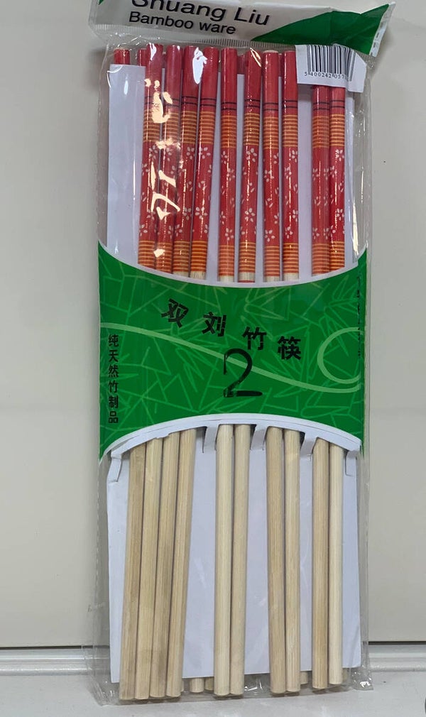 Baguettes en bambou (paquet de 10)