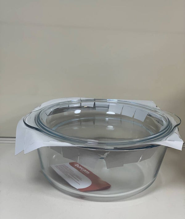 Plat en verre avec couvercle – Borcam