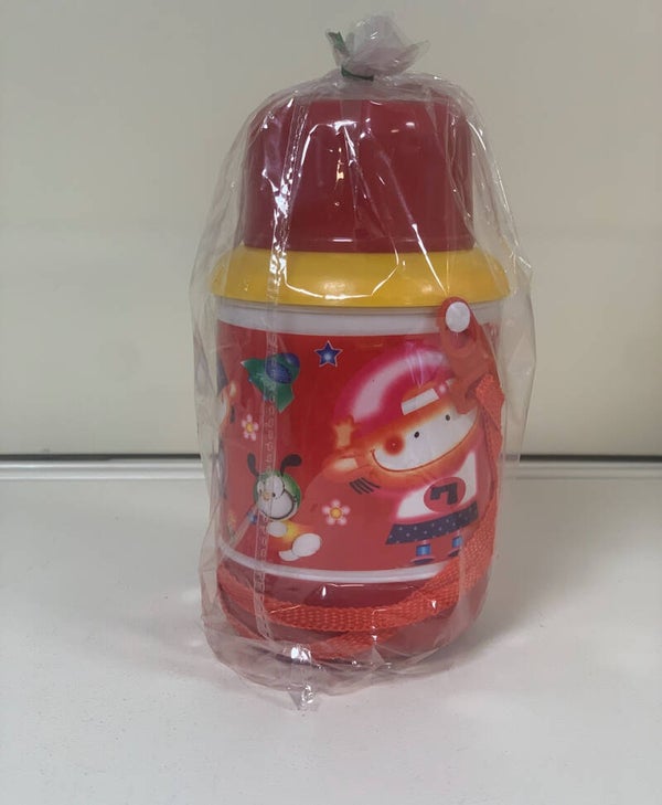 Bouteille pour enfants – rouge avec dessins