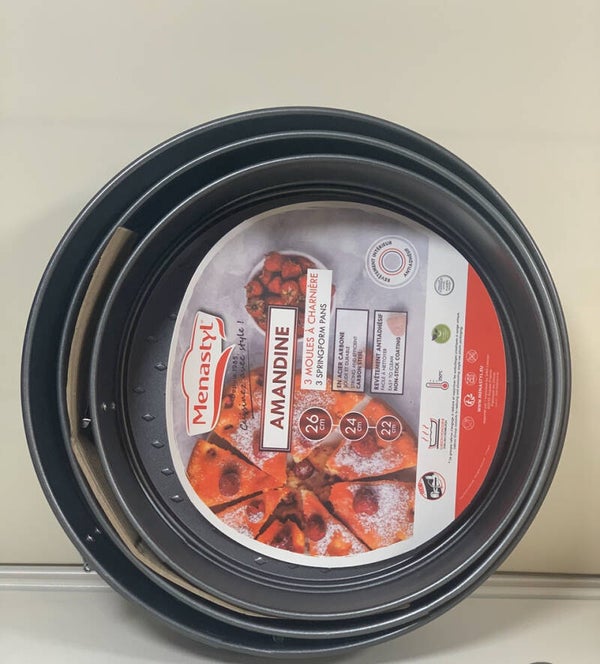 Set de 3 moules à charnière Menastyl Amandine