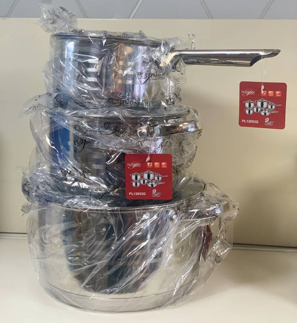 Batterie de cuisine 12 pièces – Platinum