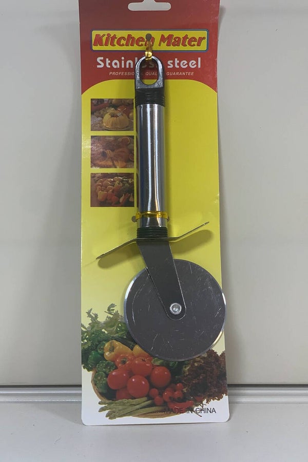 Roulette à pizza Kitchen Mater – Acier inoxydable