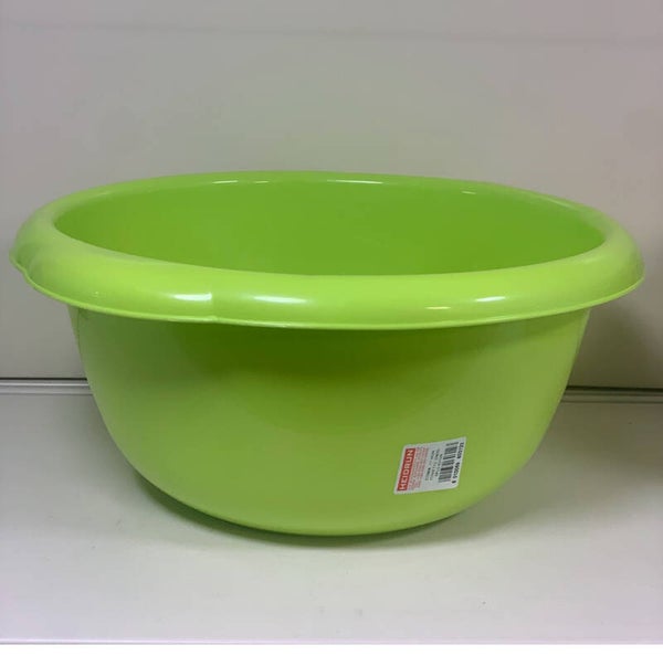 Bassine ronde verte en plastique