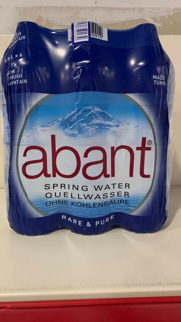 Pack d’eau de source Abant – 6 x 1,5 L