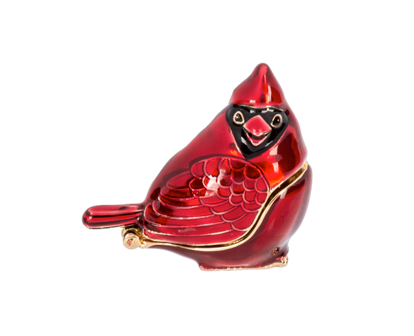 Cardinal Prayer Box Charms