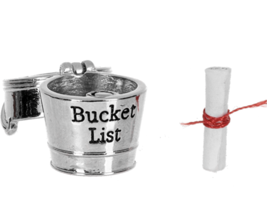 Live Your Bucket List Charms