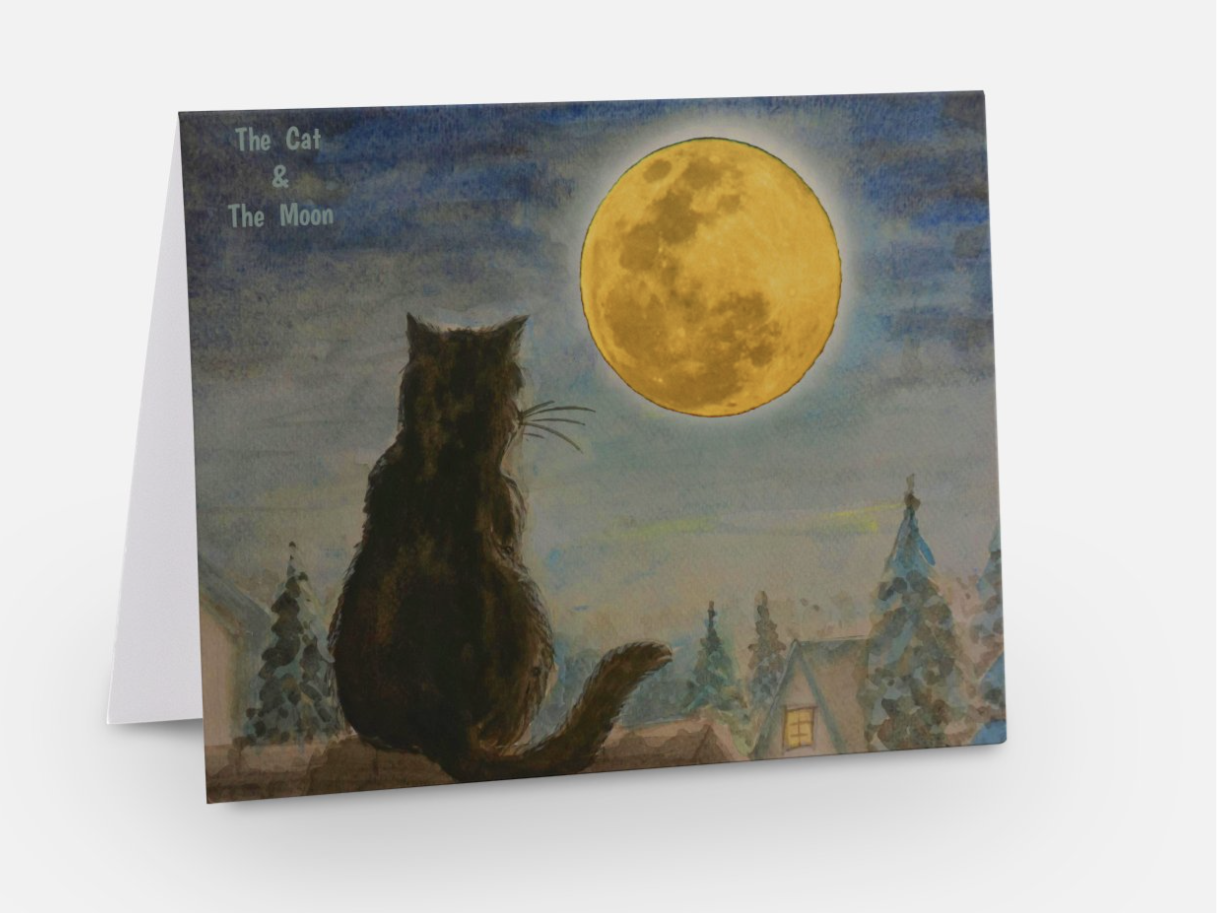 Cat & Moon
