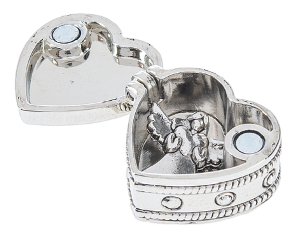 Angel in a Heart Charm