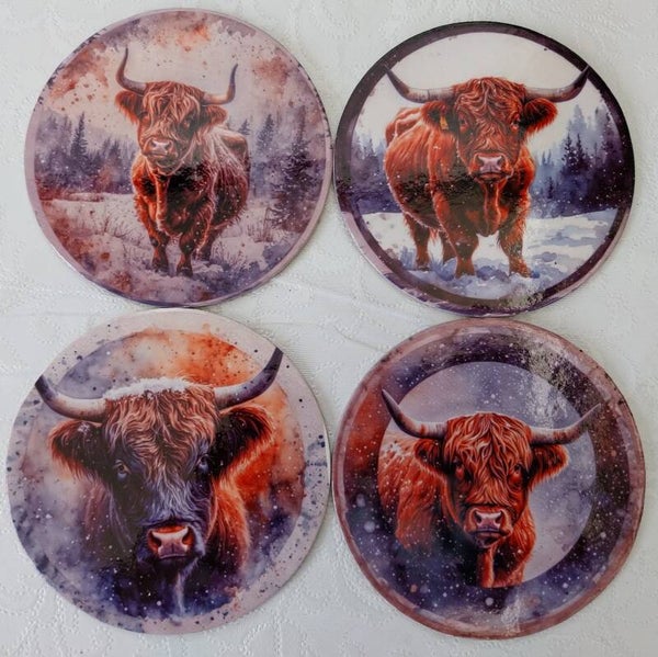 Bizon rond set van 4