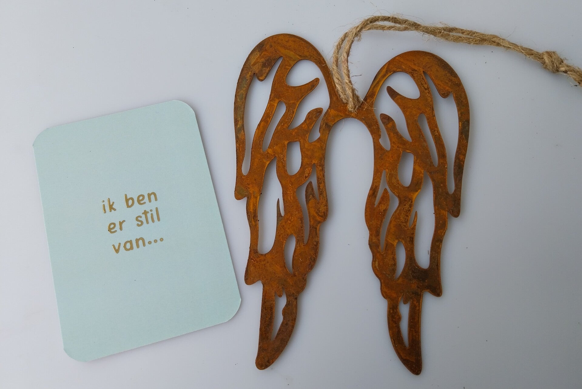 Vleugels roest met kaartje