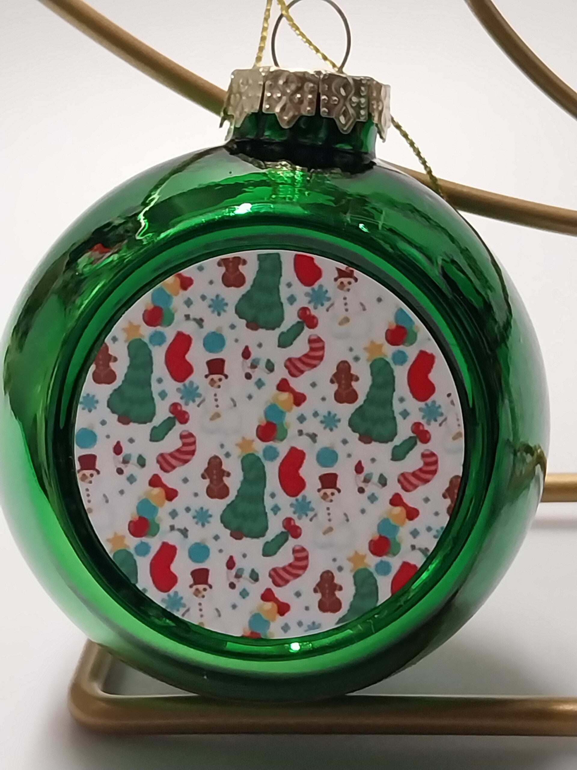 Groene kerstbal svhunnie