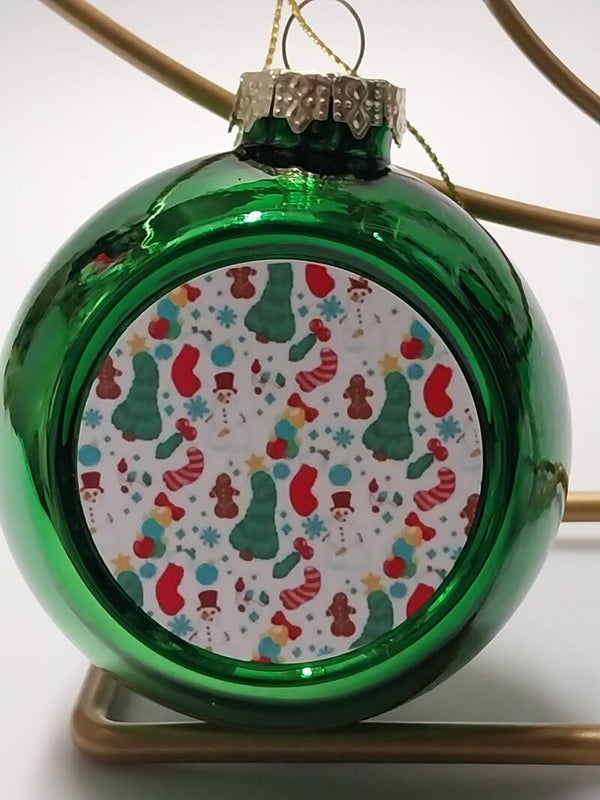Groene kerstbal svhunnie