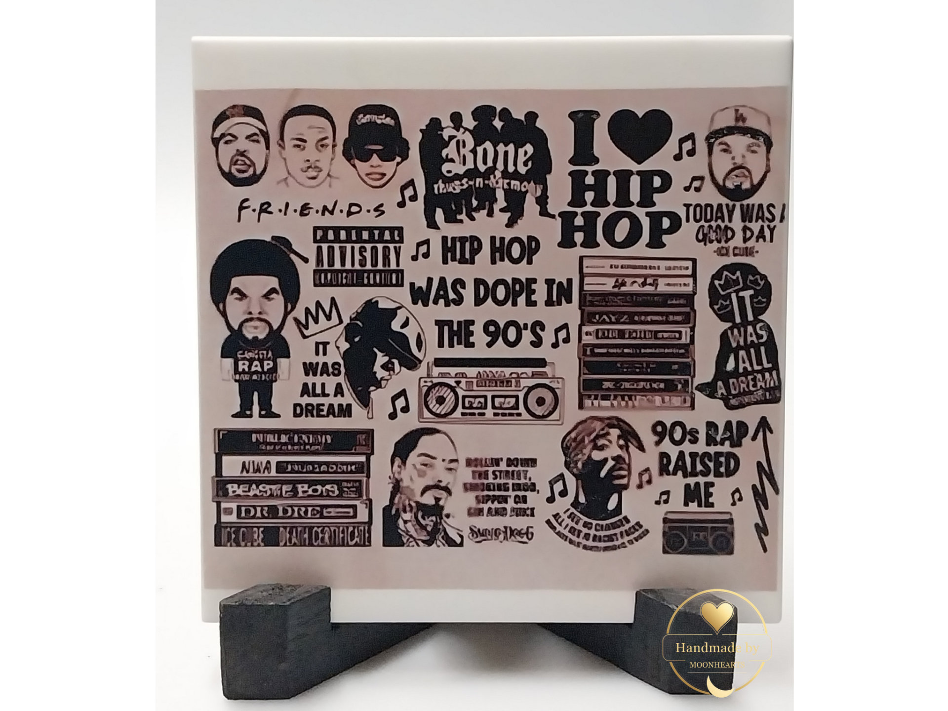 Tegeltje 90's hiphop