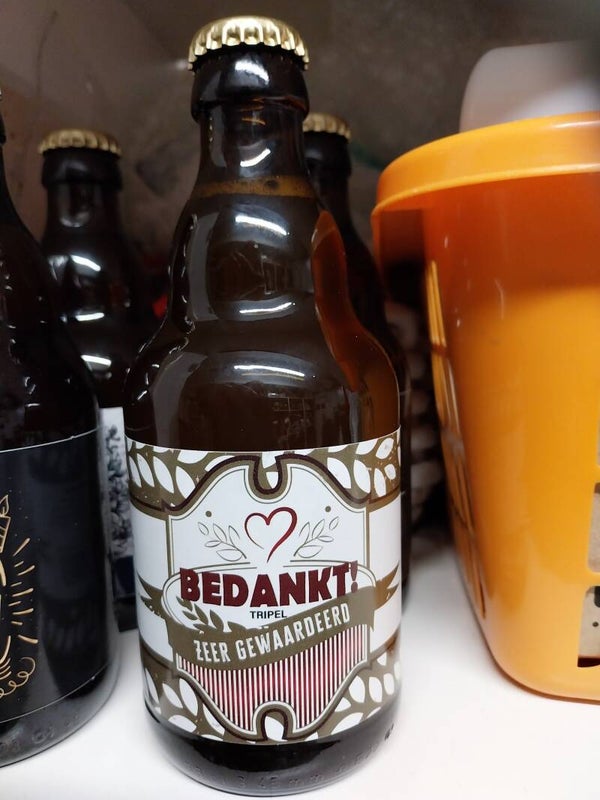 Bedankt zeer gewaardeerd