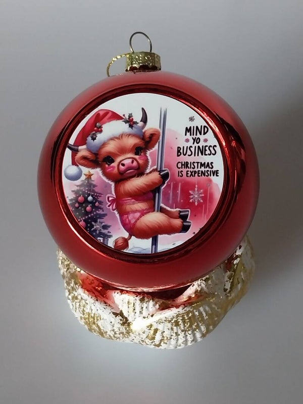 Kerstbal mind your own business