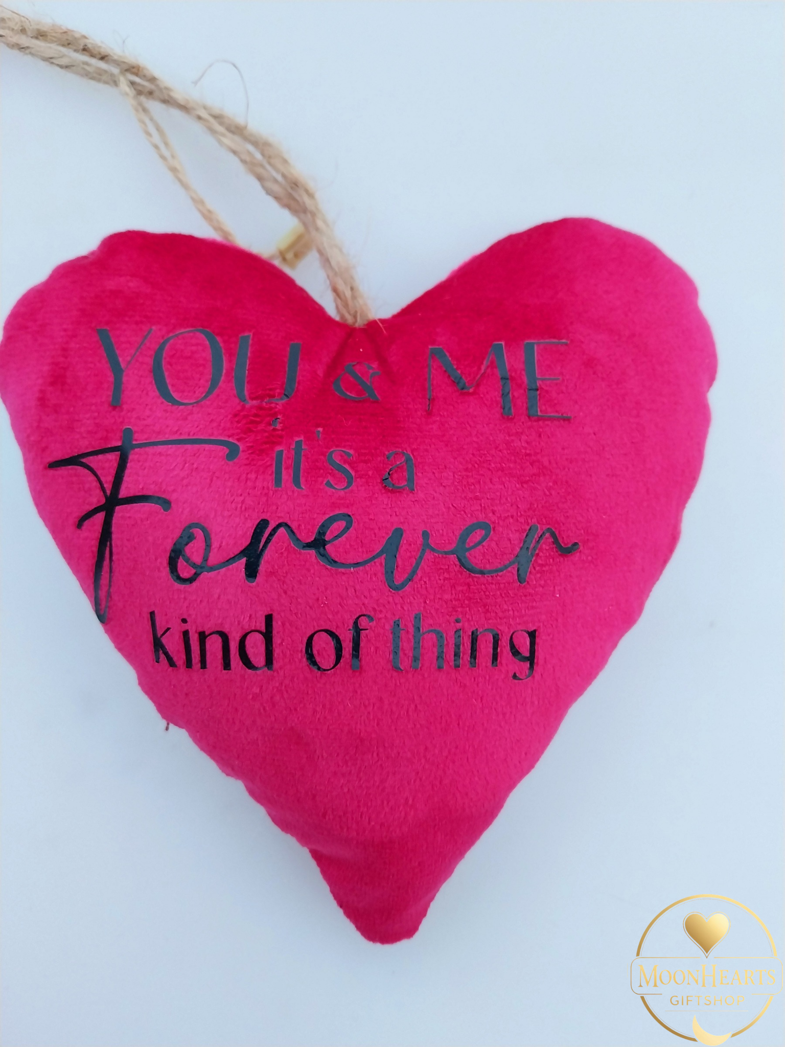 Pluche hart you & me forever