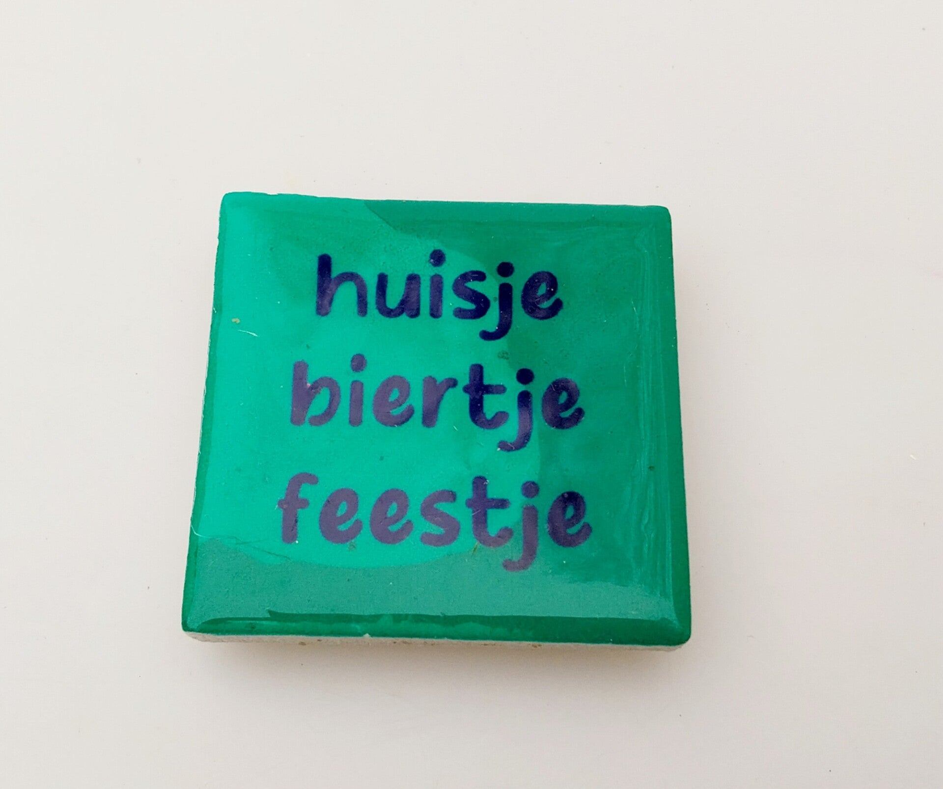 Magneettegeltje  Huisje biertje