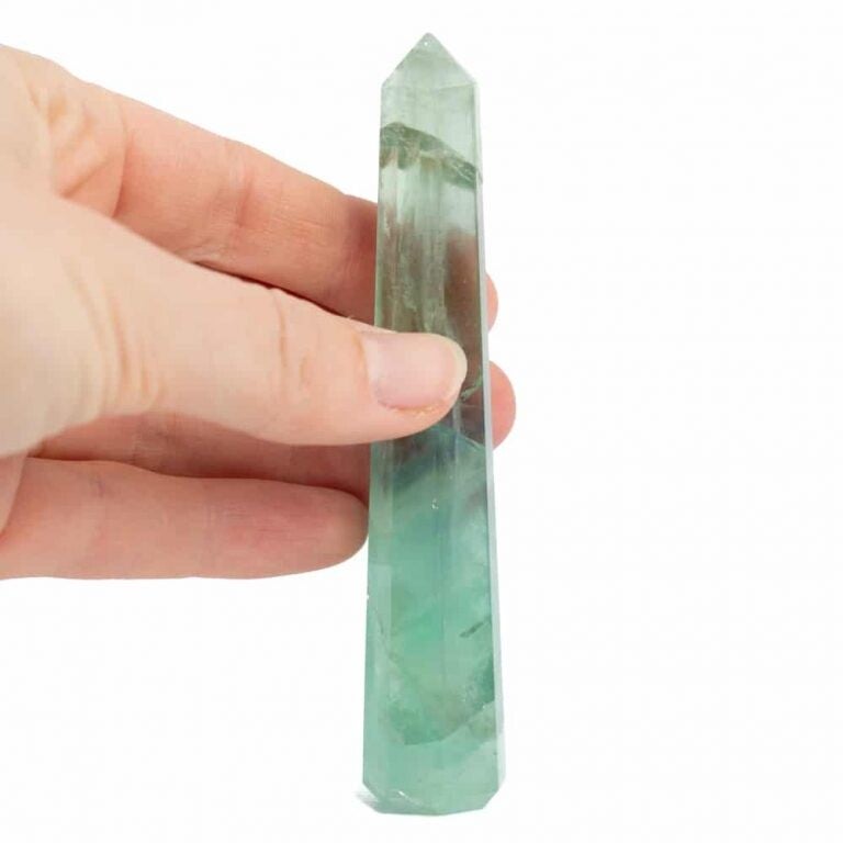 Edelsteen Obelisk Punt Regenboog Fluoriet